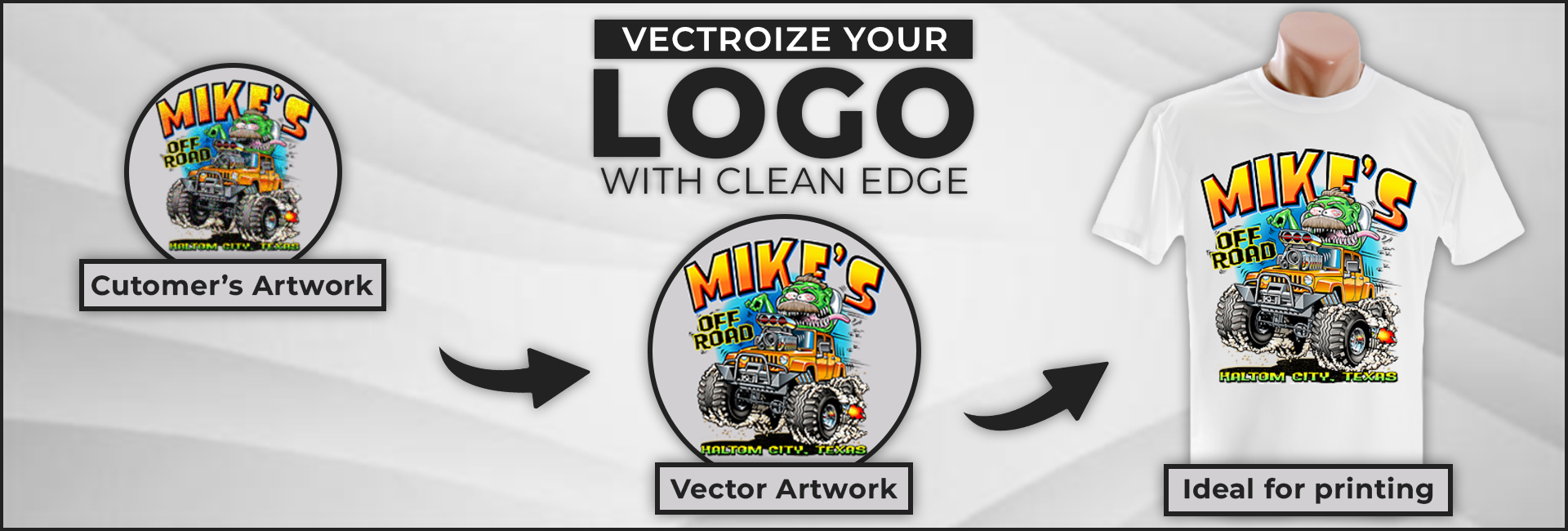 vectorize your logo with clean edge